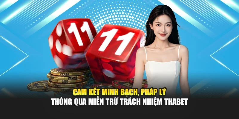 Cam kết minh bạch, pháp lý thông qua miễn trừ trách nhiệm Thabet