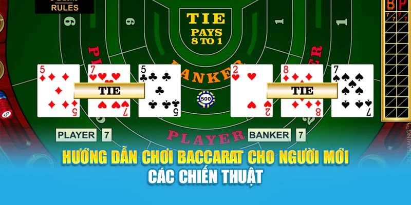 Hướng dẫn chơi Baccarat cho người mới các chiến thuật