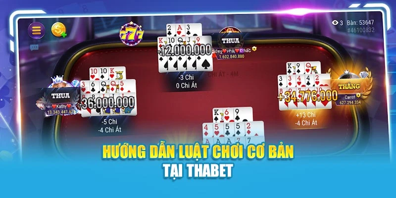 Hướng dẫn luật chơi cơ bản tại thabet