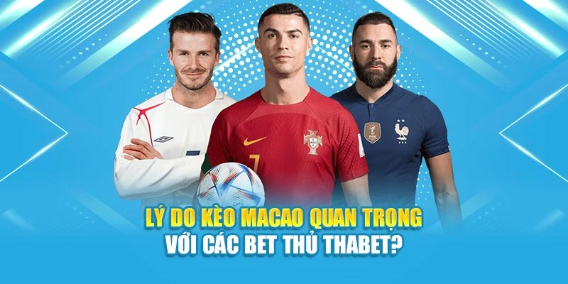 Lý do kèo Macao quan trọng với các bet thủ Thabet?